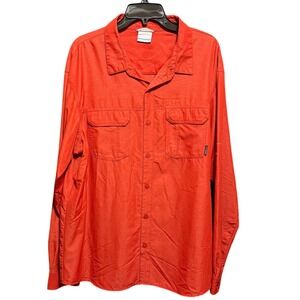 Columbia Men's XL Westerly Winds Nylon Stretch Omni Wick Fishing Long Sleeve